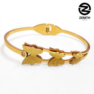 Butterfly Design Stainless Steel Bangle