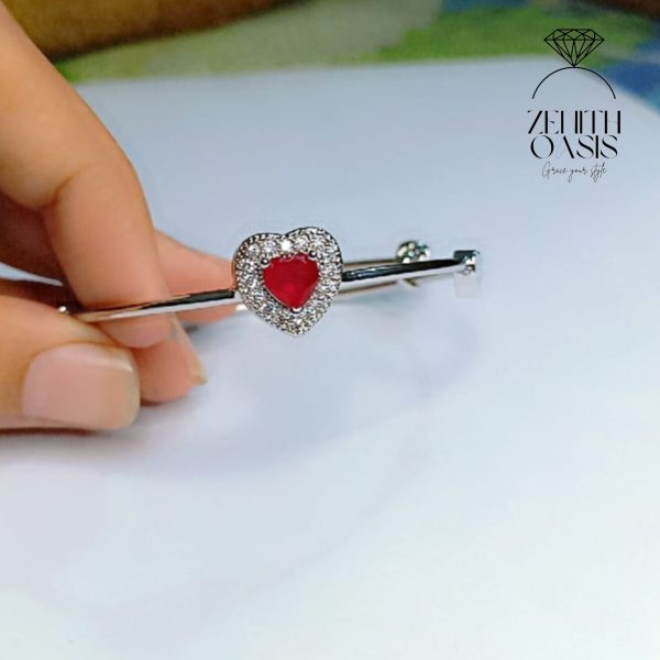 Red Heart Bangle