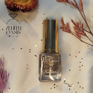 Dull Brown Glitter Nail Polish
