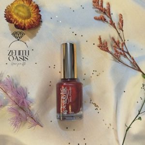 Maroon Glitter Nail Polish