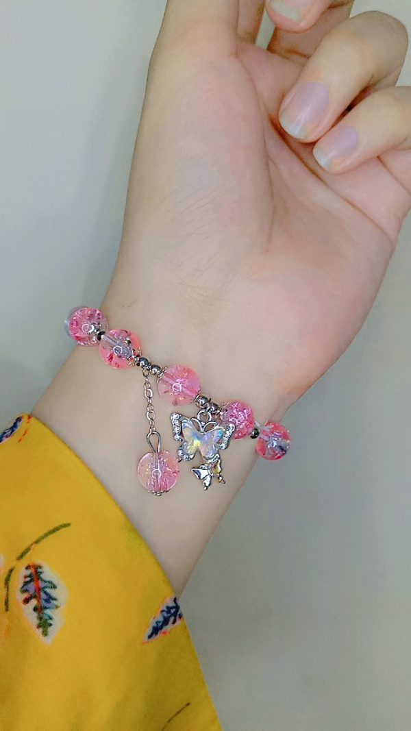 Korean Butterfly Beads bracelet. - Image 2