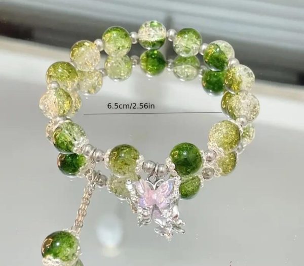 Korean Butterfly Beads bracelet. - Image 4