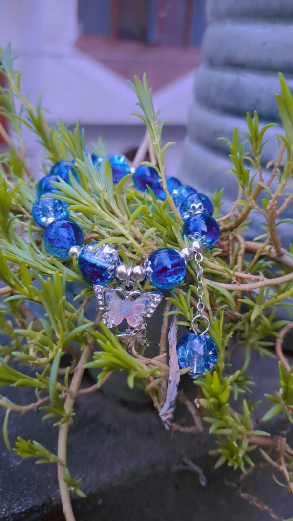 Korean Butterfly Beads bracelet. - Image 9