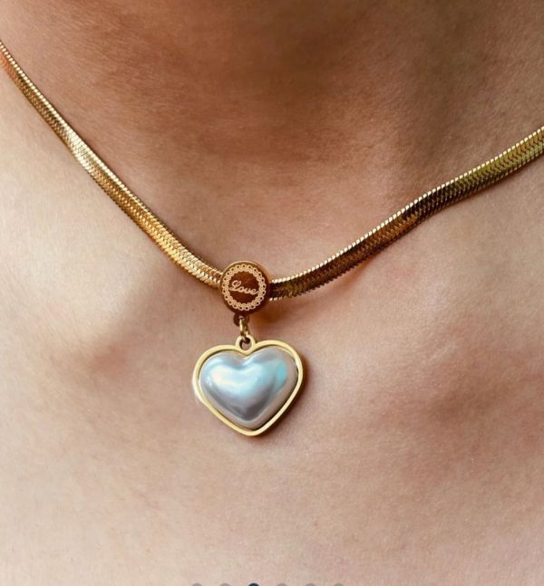 Stainless heart necklace - Image 3